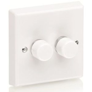 AURORA AURORA 2G 2W 400VA DIMMER SWITCH WHITE
