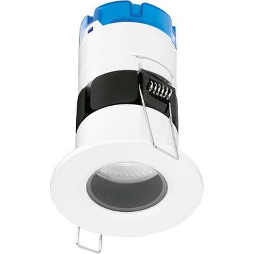 AURORA 220-240V 6W LED IP65 DIMM. FIXED BAFFLE FIRE RATED DOWNLIGHT 3000K