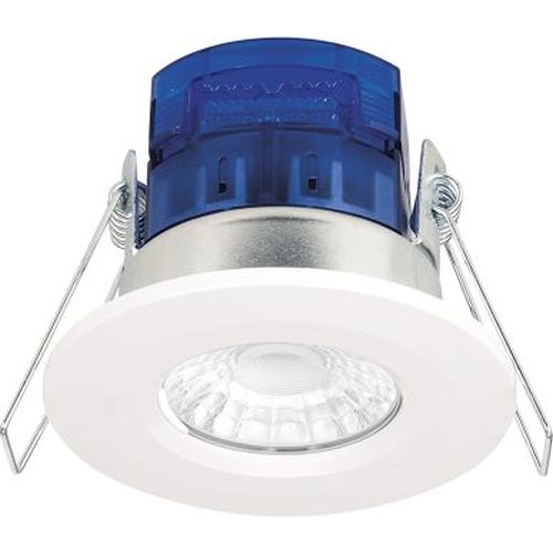 AURORA 240V 7W LED IP65 FIXED DIMMABLE FIRE RATED DOWNLIGHT WHITE 3000K
