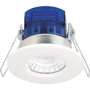 AURORA 240V 7W LED IP65 FIXED DIMMABLE FIRE RATED DOWNLIGHT WHITE 4000K