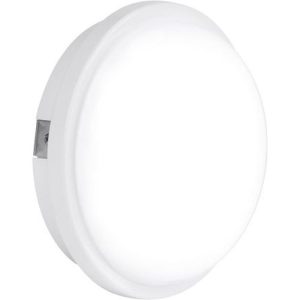 AURORA 220-240V 8W IP65 880LM IK06 POLYCARBONATE ROUND LED BULKHEAD WHITE 3000K