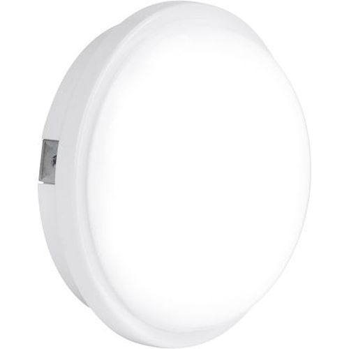 AURORA 220-240V 8W IP65 915LM IK06 POLYCARBONATE ROUND LED BULKHEAD WHITE 4000K