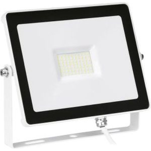 AURORA 240V 50W IP65 175MX225MM 5000LM IK08 ADJUSTABLE LED FLOODLIGHT WHITE 4000K