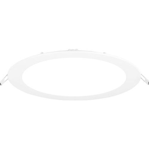 AURORA 100-240V 18W IP44 225MM 1300LM 110° NON DIMMABLE LOW PROFILE LED DOWNLIGHT 6500K