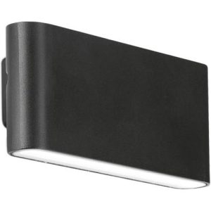 AURORA 240V 6W IP65 178X76X50MM 310LM ALUMINIUM FIXED DOWN LED WALL LIGHT GREY 4000K