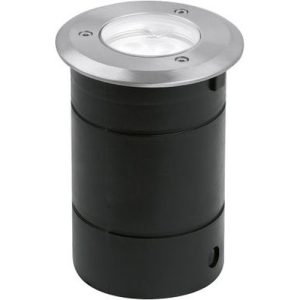 AURORA GU10/MR16 IP65 S/S 304 ROUND WALK-OVER UPLIGHT WITH CLEAR & FROSTED GLASS