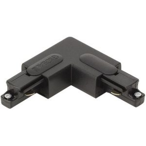 AURORA 250V GLOBAL L CONNECTOR OUTSIDE POLARITY SINGLE CIRCUIT TRACK WHITE