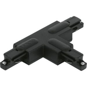 AURORA 250V GLOBAL T CONNECTOR LEFT OUTSIDE POLARITY  SINGLE CIRCUIT TRACK BLACK
