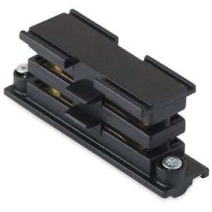 AURORA 16A 250V GLOBAL STRAIGHT CONNECTOR THREE CIRCUIT TRACK BLACK