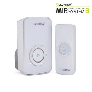 MIP3 PLUG-IN DOOR CHIME WHITE 1P + 1R