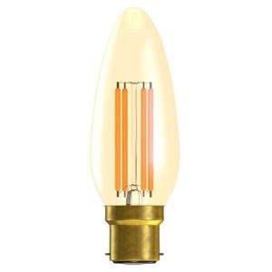 BELL 4W LED AMBER 2000K BC DIMMABLE CANDLE