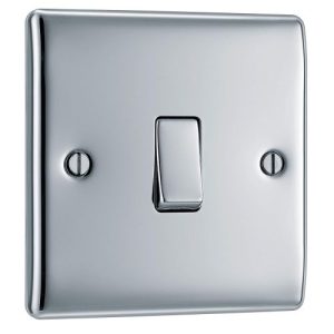 BG NEXUS POLISHED CHROME 1G 2W SWITCH