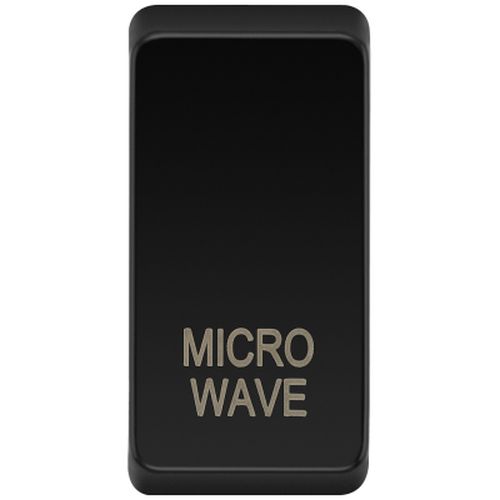 BG EVOLVE BLACK GRID ROCKER MARKED MICROWAVE