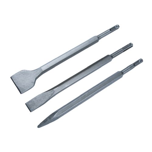 BLUE SPOT 3-PC SDS PLUS CHISEL SET