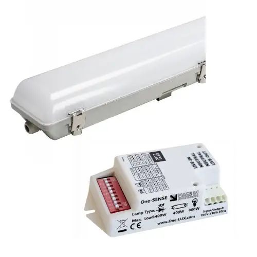 BRITE SOURCE 19W 4000K 4FT SINGLE IP65 ANTI-CORROSIVE FITTING