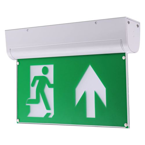 BRITE SOURCE 4.5W SURFACE/REC/SUSPENDED EMERGENCY LIGHT+ 'UP' LEGEND