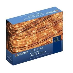 10MTR CLEAR CHASING ROPE LIGHT