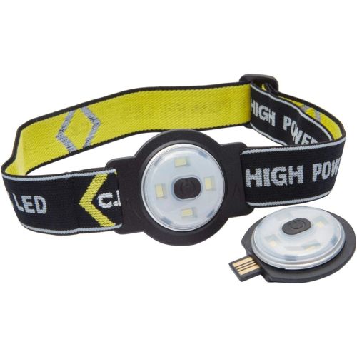 CK TWIN PACK USB RECHARGABLE LED HEAD TORCH