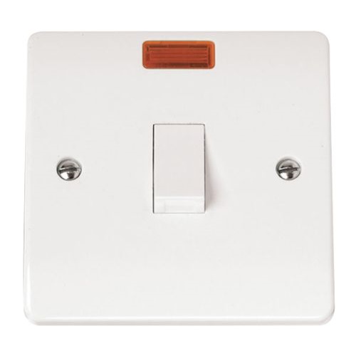 CLICK MODE SWITCH PLATES 20A 1-GANG 2 POLE 20A SW + NEON WITHOUT FLEX OUTLET