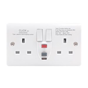 CLICK MODE 13A 2G TYPE.A PASSIVE/LATCHING RCD SWITCHED SOCKET