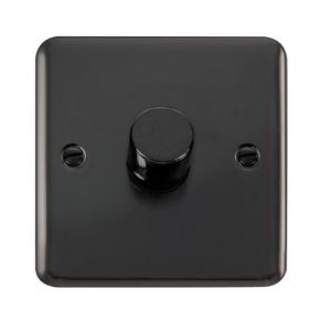 CLICK DECO PLUS BLACK NICKEL 1G 2 WAY 400W DIMMER SWITCH