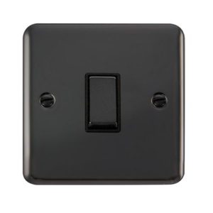 CLICK DECO PLUS BLACK NICKEL 10A 1G 2 WAY INGOT SWITCH