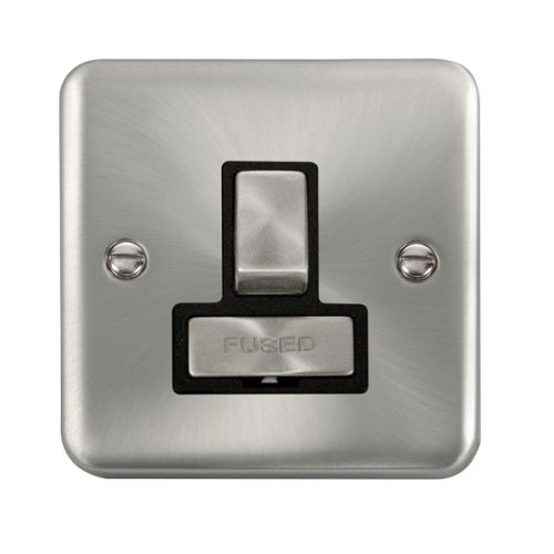 CLICK DECO PLUS SATIN CHROME 13A FCU INGOT SW