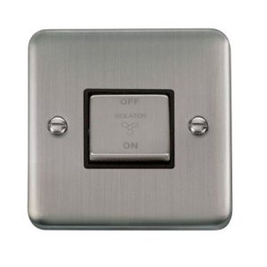 CLICK DECO PLUS STAINLESS STEEL 10A 3P INGOT SW FAN