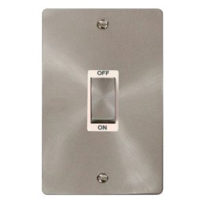 CLICK DEFINE BRUSHED STAINLESS INGOT 2G 45A DP SWITCH WH