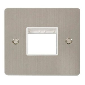 CLICK MINIGRID 6-GANG PLATES TWIN SWITCH PLATE1-GANG APERTURE