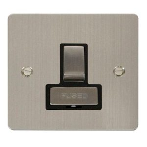 CLICK DEFINE STAINLESS STEEL FLAT PLATE INGOT 13A SWITCH SPUR WITHOUT FLEX OUTLET