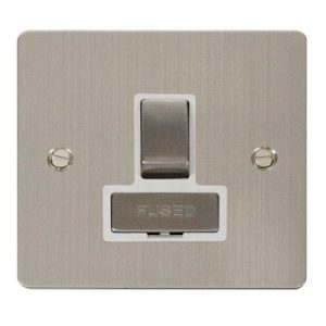 CLICK DEFINE STAINLESS STEEL FLAT PLATE INGOT 13A SWITCH SPUR WITHOUT FLEX OUTLET