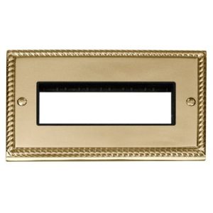 CLICK MINIGRID 6-GANG PLATES 2G PLATE 6 INLINE SW APERTURE