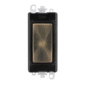 CLICK GRIDPRO MODULES BLANK BLACK ANTIQUE BRASS