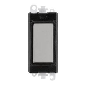 CLICK GRIDPRO MODULES BLANK BLACK POLISHED CHROME