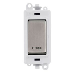 CLICK GRIDPRO STAINLESS STEEL 20A DP SWITCH MODULE FRIDGE (POLAR WHITE INS)
