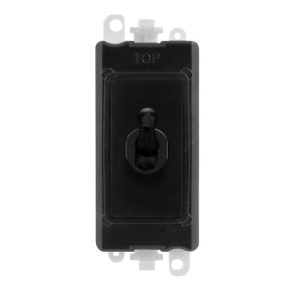 CLICK GRIDPRO MODULES 2 WAY 20AX TOGGLE SWITCH BLACK