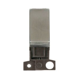 CLICK MINIGRID INGOT MODULES 10A 2 WAY RET. INGOT SWITCH STAINLESS STEEL