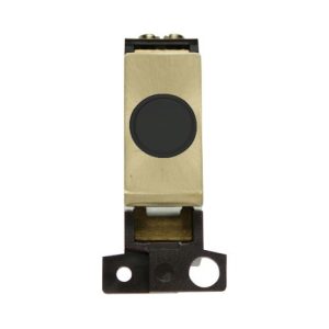 CLICK MINIGRID INGOT MODULES 20A FLEX OUT. INGOT MOD BLACK SATIN BRASS