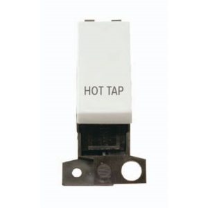 CLICK MINIGRID MOULDED PRINTED MODULES 13A 10AX DP SWITCH WH "HOT TAP"