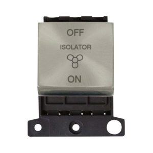 CLICK MINIGRID INGOT MODULES 10A 3 POLE FAN ISO. SW MOD SAT CHR