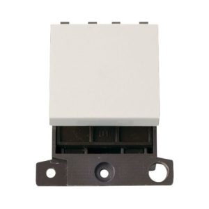 CLICK MINIGRID MOULDED MODULES 20A DP (DOUBLE WIDTH) SWITCH MODULE