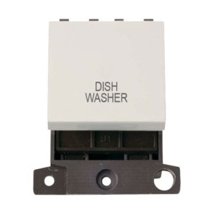 CLICK MINIGRID MOULDED PRINTED MODULES 20A DP INGOT SWITCH PW "DISHWASHER"