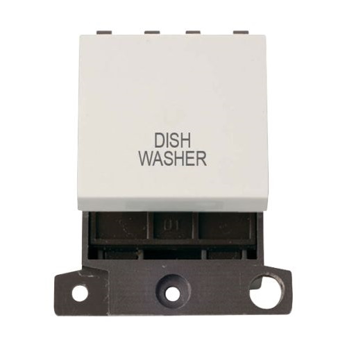 CLICK MINIGRID MOULDED PRINTED MODULES 20A DP INGOT SWITCH PW "DISHWASHER"