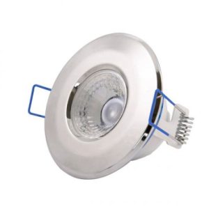 CLICK OVIA 4.8W CHROME INCEPTOR NANO DIMMABLE IP65 3000K DOWNLIGHT