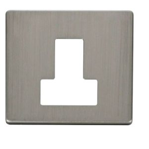 CLICK DEFINITY FRONT PLATE STAINLESS STEEL 13A FCU SW PLATE
