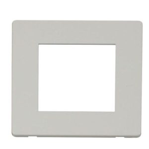 CLICK NEW MEDIA 4-GANG PLATES 1G TWIN MEDIA MOD PLATE WHITE