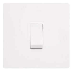 CLICK DEFINITY MATT WHITE 1-GANG 2-WAY SWITCH