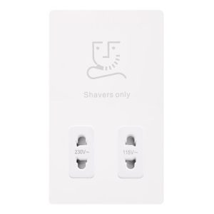 CLICK DEFINITY MATT WHITE SHAVER SOCKET