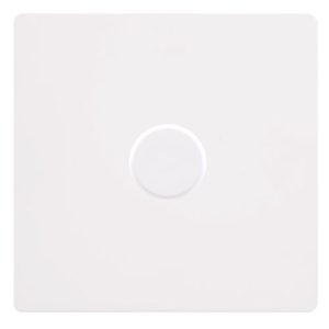 CLICK DEFINITY COMPLETE 1 GANG 2 WAY 100W DIMMER SWITCH - METAL WHITE